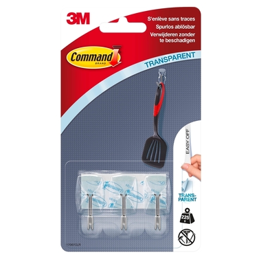 3M Command crochet 17067CLR Mini -230g 3 pcs.
