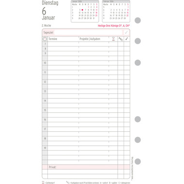 CHRONOPLAN Piano giornaliero sost. 2026 50246Z.26 1G/1P Midi