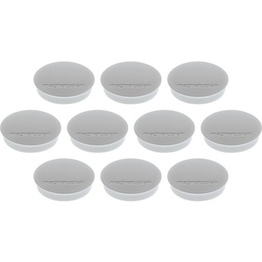 MAGNETOPLAN Magnet Discofix Standard 30mm 1664201 grau, ca. 0.7 kg 10 Stk.
