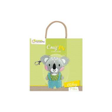Avenue Mandarine Kits de bricolage Mini doudou Couz'In Riley le koala