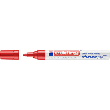 EDDING Paintmarker 750 2-4mm 750-2 CREA rot