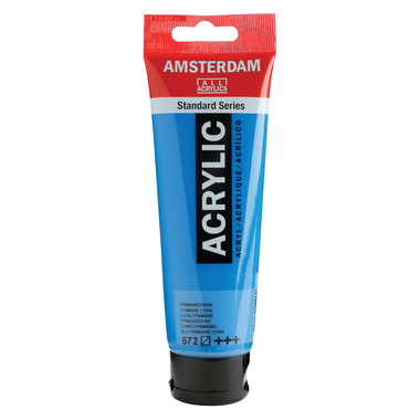 AMSTERDAM Peinture acrylique 120ml 17095722 prim.zyan 572