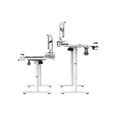 Ultradesk Gaming Tisch Higlander XXL Weiss