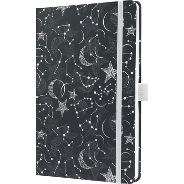 JOLIE Taccuino Cosmic Fantasy A5 JN349 nerobianco,rigato 174 fogli