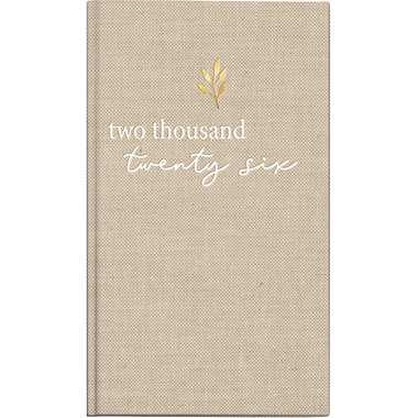 RIDOIDE Agenda International 2026 7016903026.26 1S/2P beige ML 8.7x15.3cm