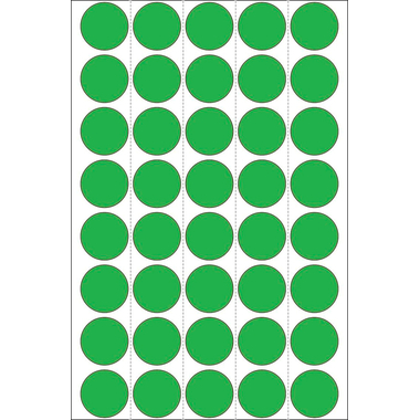 HERMA Marqueurs 19mm 2255 vert 1280 pcs.