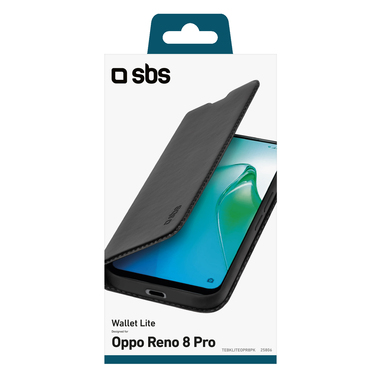 Book-style case with card holder pockets for Oppo Reno 8 Pro