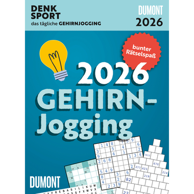 DUMONT Gehirnjogging S. Heine 2026 260672 11.8x15.9cm