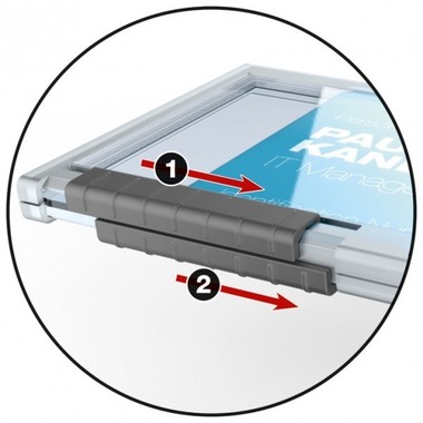 DURABLE Card holder PUSHBOX DUO 892119 p. 2 carte 10 pezzi