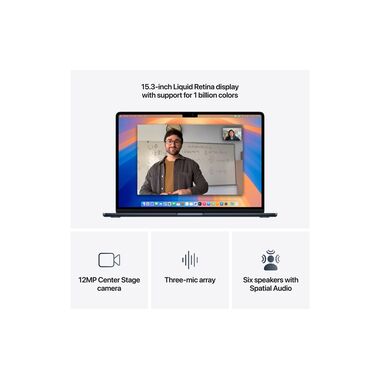 Apple MacBook Air 15" 2025 M4 10C GPU / 24 GB / 512 GB Midnight