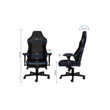 noblechairs Chaise de gaming HERO Cuir véritable Noir