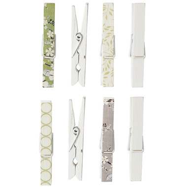 I AM CREATIVE Holzklammern II 6105.56 7.5cm, 8 Stück