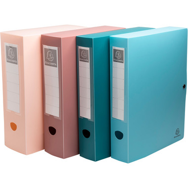 EXACOMPTA Boîte d'archives Skandi A4 89370E assorti 80mm