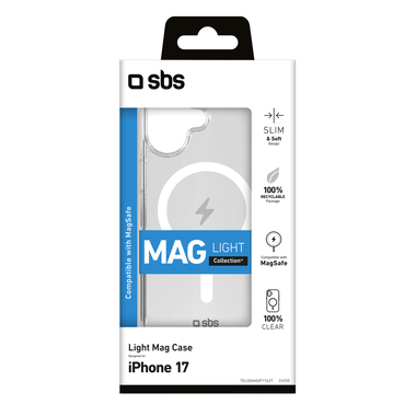 Slim transparent cover for iPhone 17 | SBS