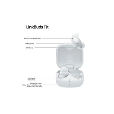 Sony Wireless In-Ear-Kopfhörer LinkBuds Fit Weiss