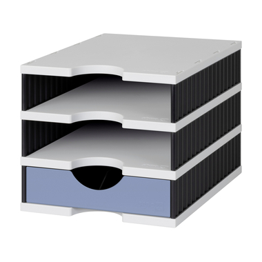 STYRO Sistema arch. styrodoc uno 268-0103.983 grigio/nro/blu 2scom./1cas.