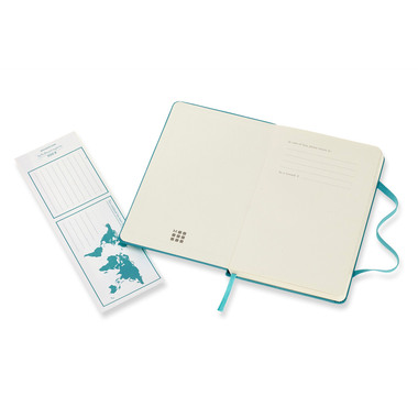 MOLESKINE Carnet P/A6 715246 ligné,HC,Riff bleu