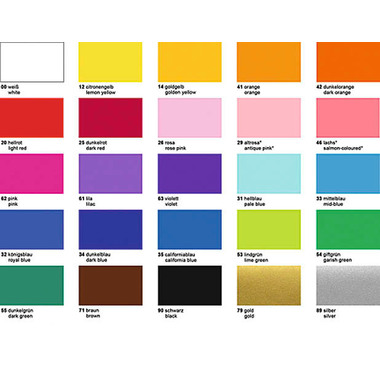 URSUS Carta seta 50x70cm 4642200 bianco 6 fogli