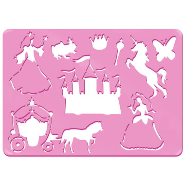 URSUS Chablon Set 1 Princess 44100001 26.8x18.9x0.2cm 6 pcs.