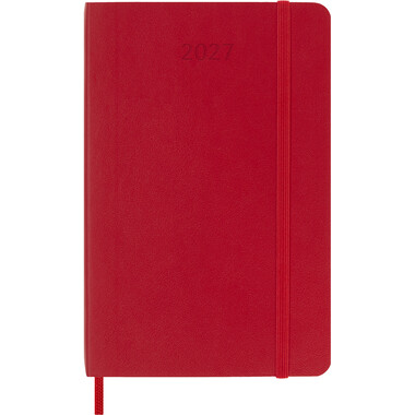 MOLESKINE Agenda Classic Pocket 2027 DSF212DC2Y27 1G/1P scarlatto SC 9x14cm