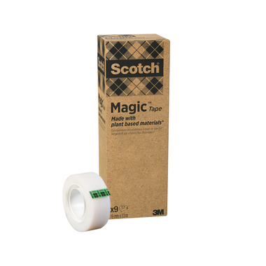 SCOTCH Magic Tape 900 19mmx33m 900-9 transparent 9 rouleaux