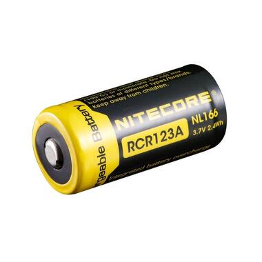 Nitecore Batterie NL166 Li-Ion Typ 16340 650 mAh, 1 Pièce/s