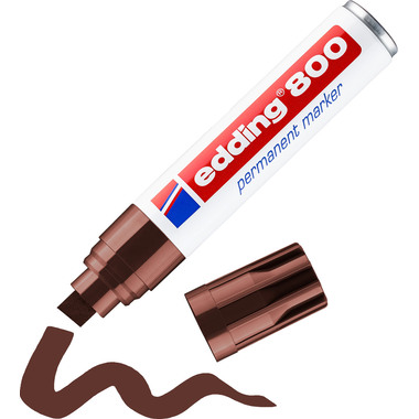 EDDING Permanent Marker 800 4-12mm 800-7 marrone