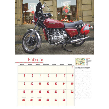 DUMONT Calendario 2026 260701 Moto e percorsi TE 42x29cm