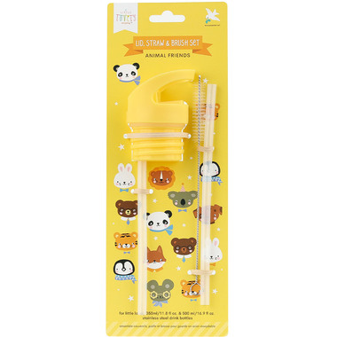 ALLC Set pour gourde DBSSRE95 Couvercle. Paille, brosse