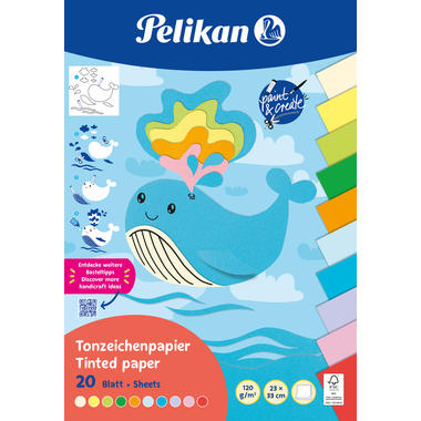 PELIKAN Papier à dessin en argile 101592 Summer 23x33 cm, 120 g/m2
