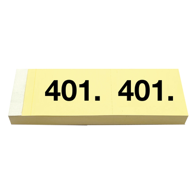 SIMPLEX Bloc vestiaire 401-500 13099 jaune 100 feuilles