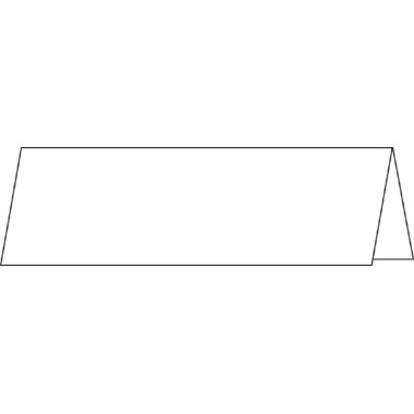 SIGEL Tischkarten 190x60mm DP049 weiss, 185g 40 Stück