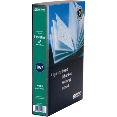 SUCCES Agenda A5 2027 847107000027U 1W/2S Ersatz kompl. 14.8x21cm