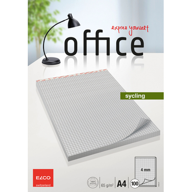 ELCO Blocco appunti Office A4 74404.27 quadrettato, 65g 100 fogli