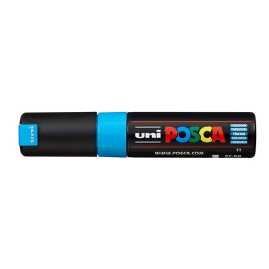 POSCA Marker 8mm PC8KTURQUOIS türkis, Keilspitze