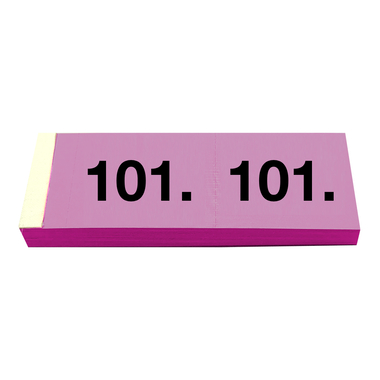 SIMPLEX Garderobenblock 101-200 13083 pink 100 Blatt