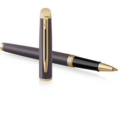 WATERMAN Rollerball Hémisphère M 2207941 Understated Ed. Metal Black