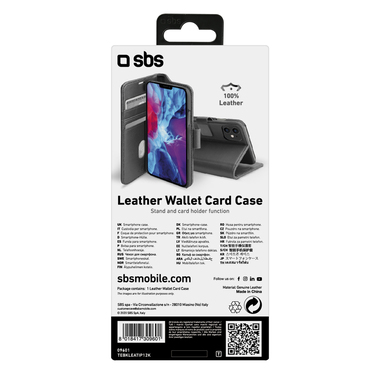 Custodia book in vera pelle per iPhone 12 Mini | SBS