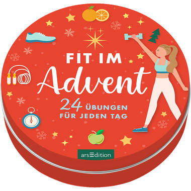 ARS EDITION Adventskalender in der Dose 134930 Fit im Advent