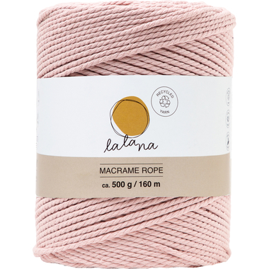 I AM CREATIVE Macrame Rope 6203.2 powder, 2mm, 500g