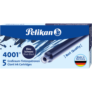 PELIKAN Tinte 4001 GTP/5 310607 blauschwarz 5 Stück