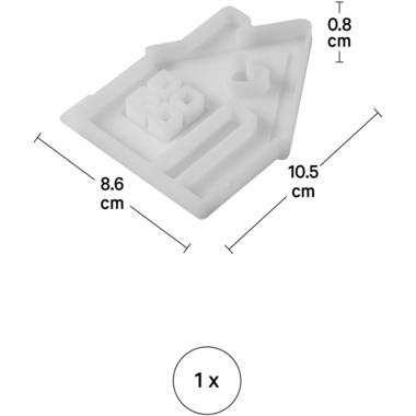 I AM CREATIVE Moule en silicone 1704.36 maison