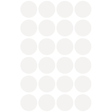 AVERY ZWECKFORM Marqueurs 18mm 3170 blanc 96 pcs.
