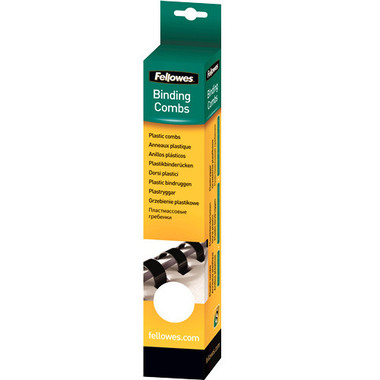 FELLOWES Reliure en plastique 10mm A4 5345805 blanc, ronde 100 pcs.