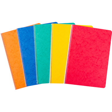 NOVOOO Quaderno spirale A4 729785 rigato,9mm,80g, ass. 48 fogli