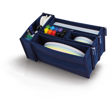 MAGNETOPLAN Moderatorentasche ecoAware 11123 blau, Filz, inkl. Zubehör