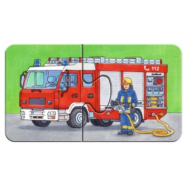 Ravensburger Puzzle per bambini piccoli Veicoli di emergenza