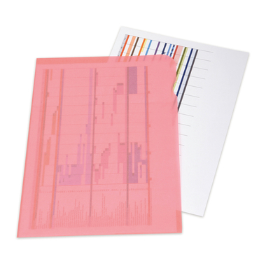 ELCO Cartelline Ordo A4 73696.94 trasparente, rosso 10 pezzi