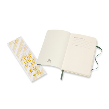 MOLESKINE Taccuino Classic SC Pocket 647629155 in bianco, verde, 192 pagine