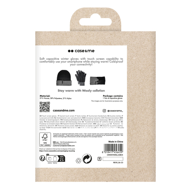 Guanti touch colorati a taglia unica | case&me